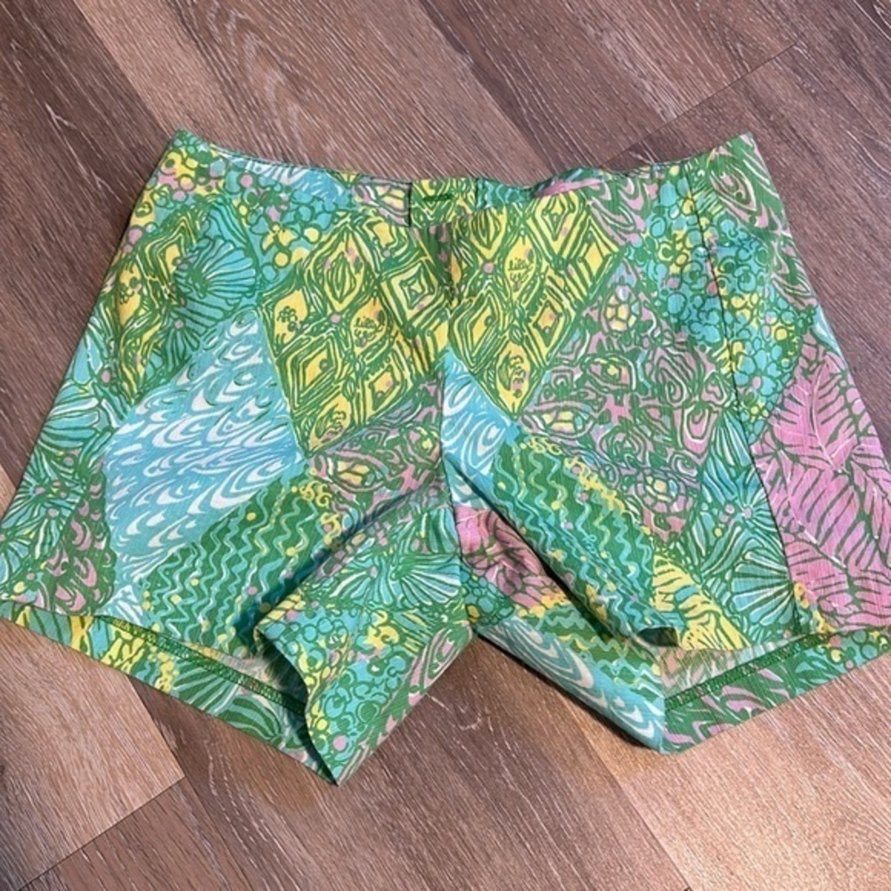 Lily Pulitzer sz 0 Deenie Sun Dance shorts EUC - Picture 2 of 4